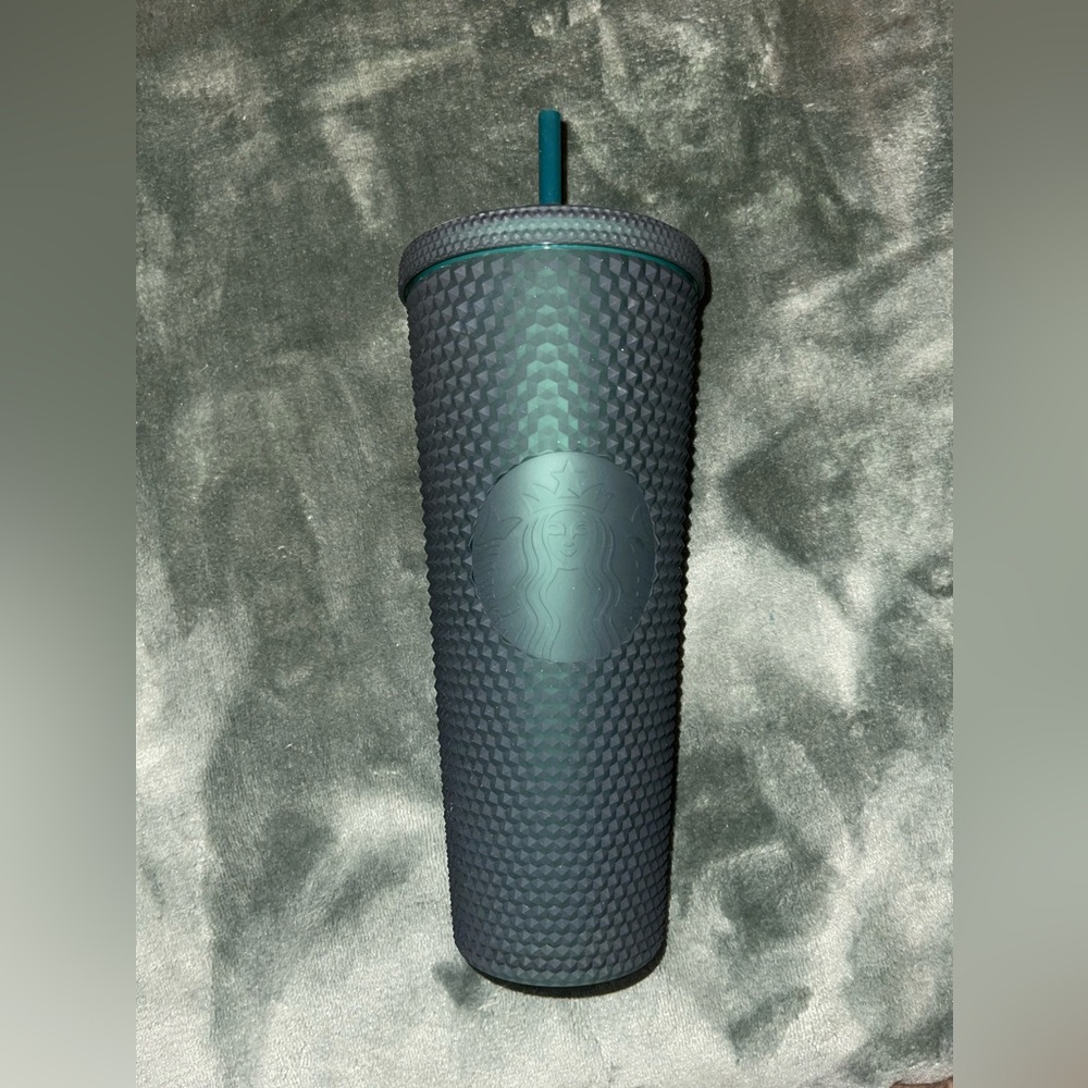 Starbucks 24 oz Cold Tumbler-Forest Green/Textured